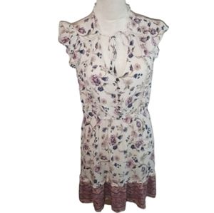 Xhiliration floral shabby chic, boho dress